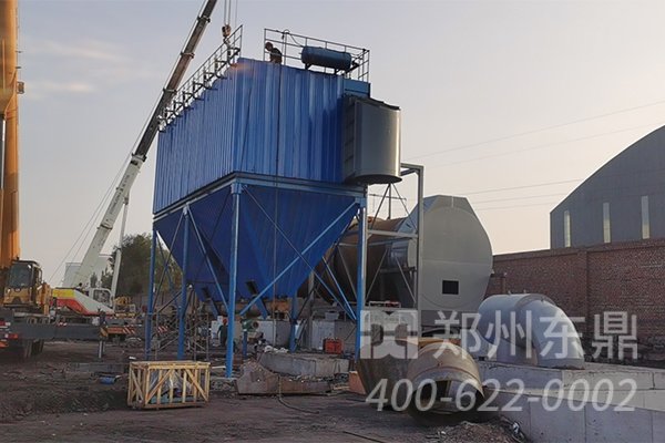 山西林森1500噸煤泥烘干機生產現場