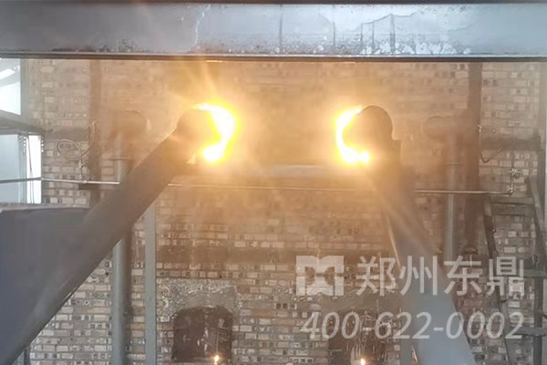 山西宏盛煤泥烘干機帶料試機現場