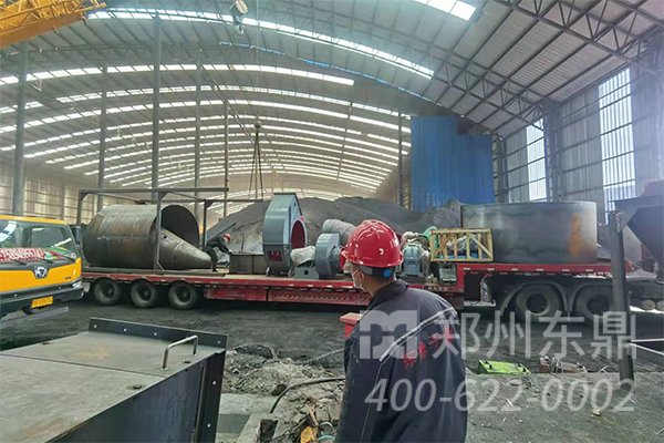 內蒙古煤泥烘干機生產線項目現場