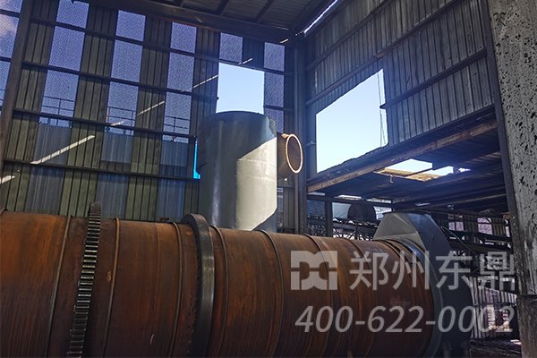 內蒙古大型煤泥烘干機安裝現場