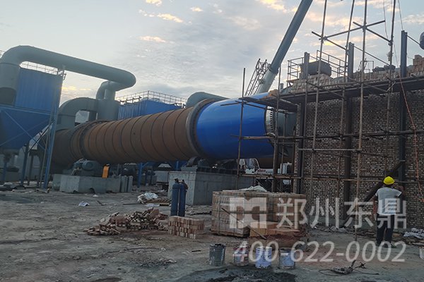 山西運城大型煤泥烘干機項目安裝現(xiàn)場實拍圖