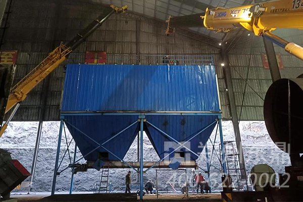 陜西煤泥干燥機械項目安裝現場實拍